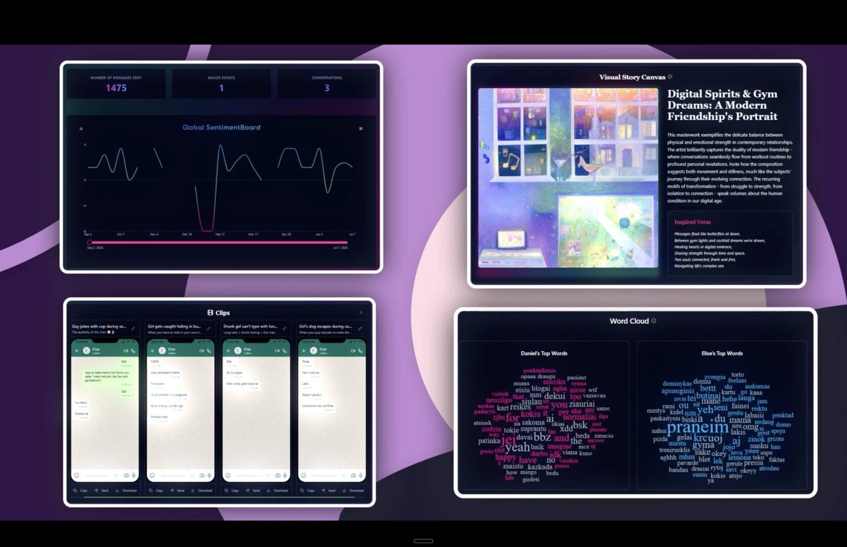 MosaicChats demo preview